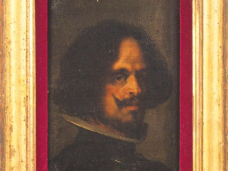 Vente aux enchères Ecole espagnole XVIIème d'après VELASQUEZ. "Portrait d'homme". Huile s