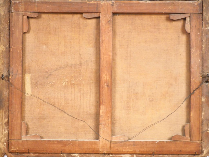 École française du XVIIIè d'après Antoine Coypel. "Bacchus et Ariane d