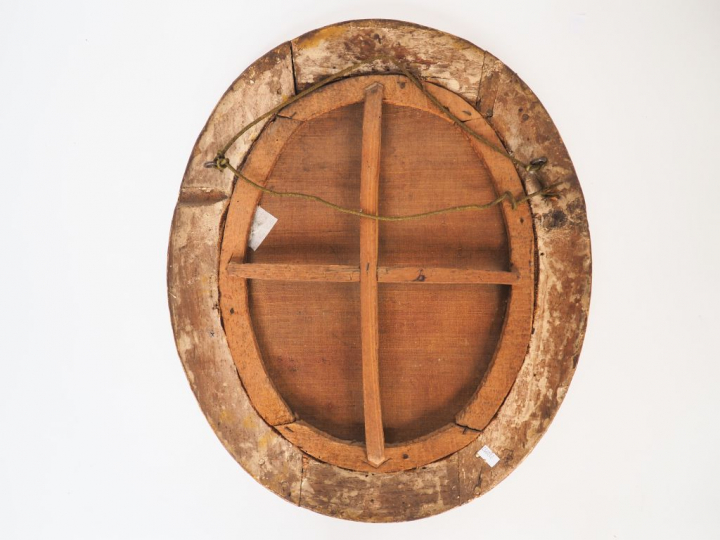 Charles LE BRUN (d'après). "Vierge de douleur". Huile sur toile. Dim. 