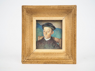 Vente aux enchères MILCENDEAU Charles (1872-1919). "Jeune Maraîchin". Pastel. Signé en ba