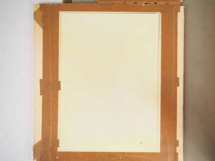 D. COLLARD. "Rue Henri de Gorsse à Toulouse". Dessin à la plume monogr