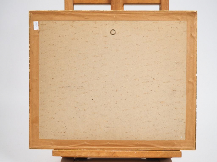 Lucie LAFOND. "La Cathédrale place Saint Etienne à Toulouse". Huile su