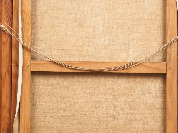 Pierre ROCHEREAU. "Arrivée à Dinan". Huile sur toile signée en bas à d