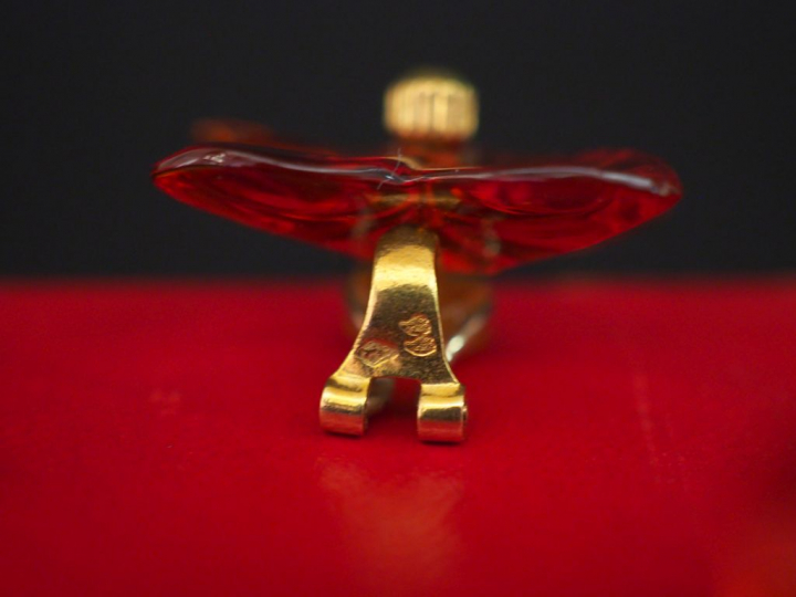 BACCARAT Trois paires de clips d'oreilles en cristal, collection "Hort