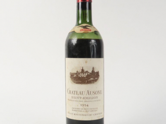 Vente aux enchères 1 BOUTEILLE CHÂTEAU AUSONE ST EMILION - 1954 - BEP-VIDANGE