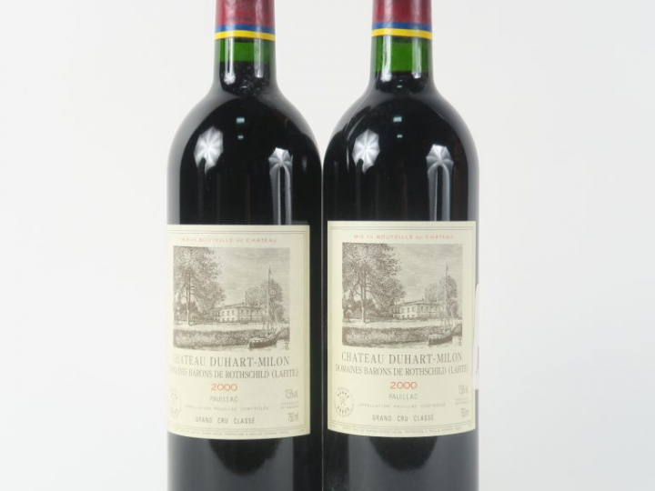 2 BOUTEILLES CHÂTEAU DUHART MILON GCC PAUILLAC - 2000