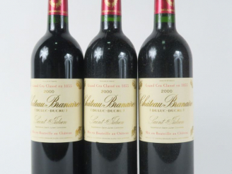 Vente aux enchères 3 BOUTEILLES CHÂTEAU BRANAIRE GCC ST JULIEN - 2000