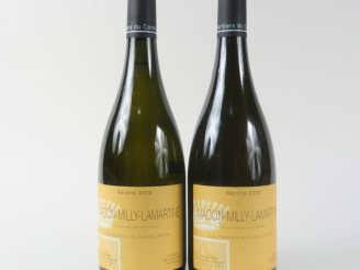 Vente aux enchères 2 BOUTEILLES MACON MILLY LAMARTINE LES HERTIERS DU COMTE LAFON - 2003