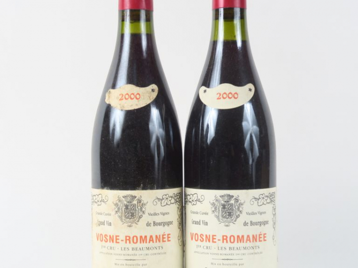 2 BOUTEILLES VOSNE ROMANÉE 1er CRU 'LES BEAUMONTS' DOMINIQUE LAURENT -