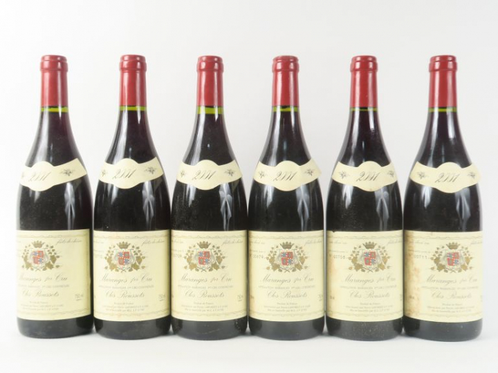 6 BOUTEILLES MARANGES 1er CRU 'CLOS ROUSSOTS' LAFOREST - 2001