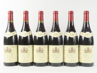 Vente aux enchères 6 BOUTEILLES MARANGES 1er CRU 'CLOS ROUSSOTS' LAFOREST - 2001