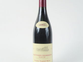Vente aux enchères 1 BOUTEILLE MAZOYERES CHAMBERTIN GC DOMAINE TAUPENOT MERME - 2002