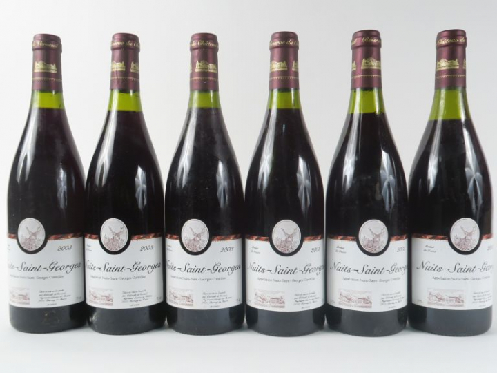6 BOUTEILLES NUITS SAINT GEORGES BIDOUILH DE VERNEUIL - 2003
