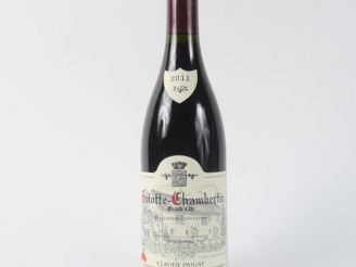 Vente aux enchères 1 BOUTEILLE GRIOTTE CHAMBERTIN GC CLAUDE DUGAT - 2011