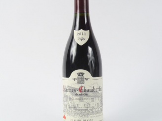 Vente aux enchères 1 BOUTEILLE CHARMES CHAMBERTIN GC CLAUDE DUGAT - 2011