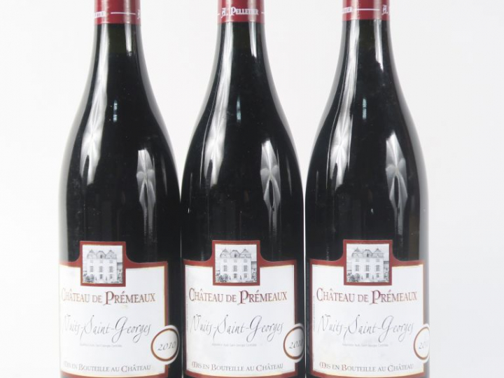 3 BOUTEILLES NUITS SAINT GEORGES CHÂTEAU DE PREMAUX - 2010