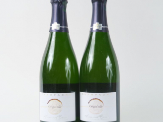 Vente aux enchères 2 BOUTEILLES CHAMPAGNE FRANCOISE BEDEL 'ORIGIN'ELLE'