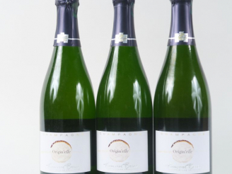 Vente aux enchères 3 BOUTEILLES CHAMPAGNE FRANCOISE BEDEL 'ORIGIN'ELLE'