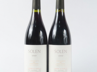 Vente aux enchères 2 BOUTEILLES DOMAINE LES AURELLES 'SOLEN' COTEAUX DU LANGUEDOC - 1999