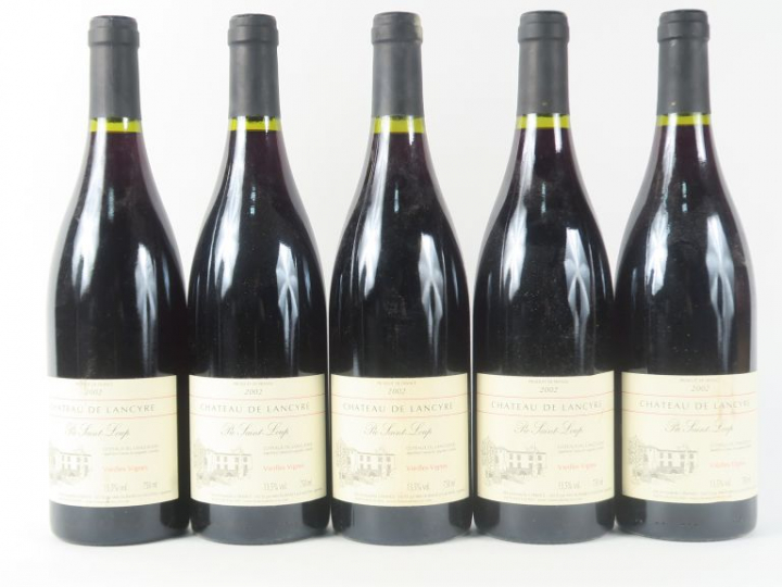 5 BOUTEILLES CHÂTEAU DE LANCYRE 'VIEILLES VIGNES' COTEAUX DU LANGUEDOC