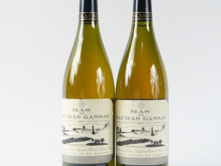 2 BOUTEILLES MAS DE DAUMAS GASSAC BLANC - 2005