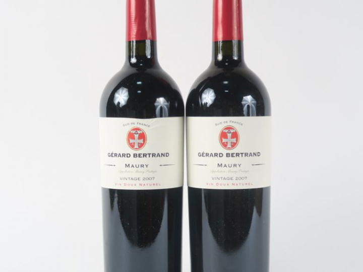 2 BOUTEILLES MAURY GERARD BERTRAND - 2007