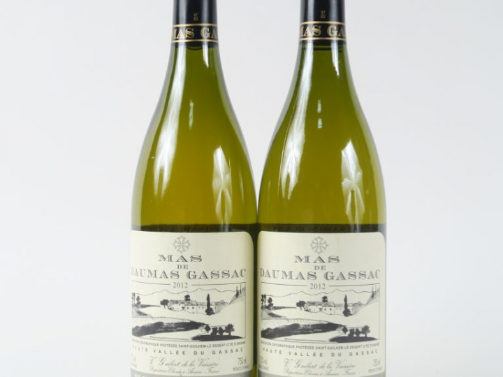 2 BOUTEILLES MAS DE DAUMAS GASSAC BLANC - 2012