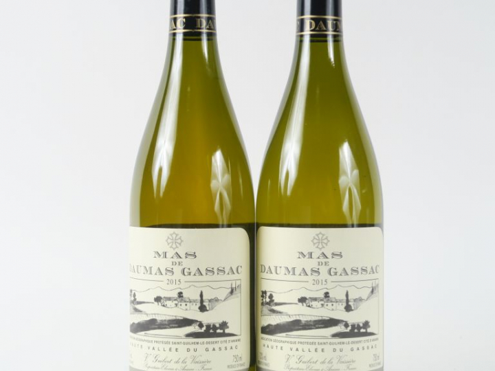 2 BOUTEILLES MAS DE DAUMAS GASSAC BLANC - 2015