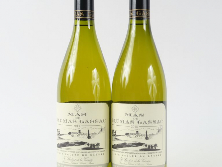 2 BOUTEILLES MAS DE DAUMAS GASSAC BLANC - 2018