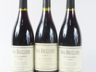 Vente aux enchères 3 BOUTEILLES MAS BRUGUIERE PIC SAINT LOUP : 2 'LA GRENADIERE' 2004 - 1