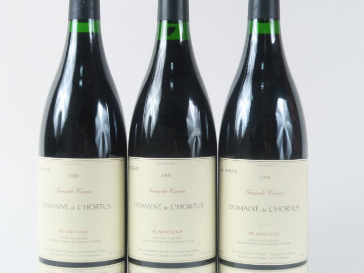 3 BOUTEILLES DOMAINE DE L'HORTUS 'GRANDE CUVÉE' PIC SAINT LOUP : 2 de 