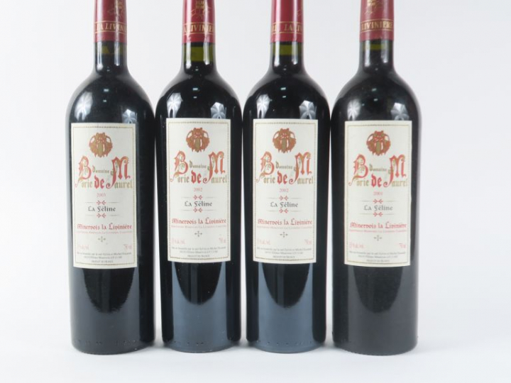 4 BOUTEILLES DOMAINE BORIE DE MAUREL 'LA FELINE' MINERVOIS LA LIVINIER