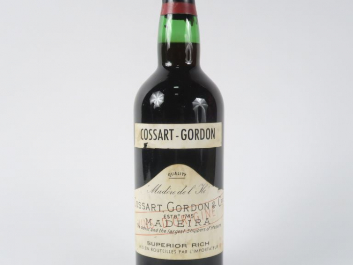 1 VIEILLE BOUTEILLE MADERE COSSART GORDON - CAPS ÉTAIN