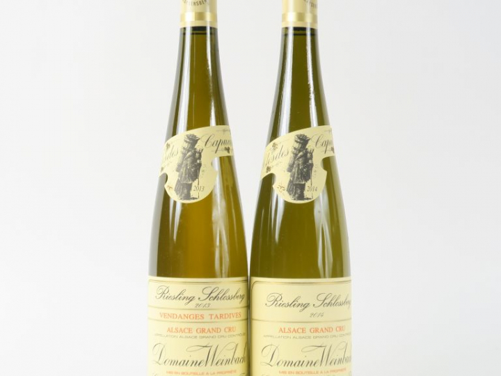 2 BOUTEILLES RIESLING SCHLOSSBERG CLOS DES CAPUCINS DOMAINE WEINBACH :