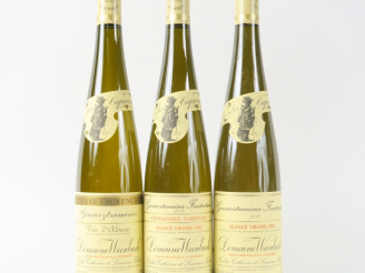 Vente aux enchères 3 BOUTEILLES GEWURZTRAMINER CLOS DES CAPUCINS DOMAINE WEINBACH 2013 : 