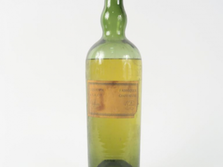 1 BOUTEILLE (1 L) CHARTREUSE JAUNE PÉRIODE 1878/1903 - MEP/CAPS CIRE A