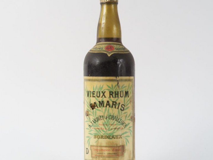 1 VIEILLE BOUTEILLE (1 L) VIEUX RHUM TAMARIS 44°