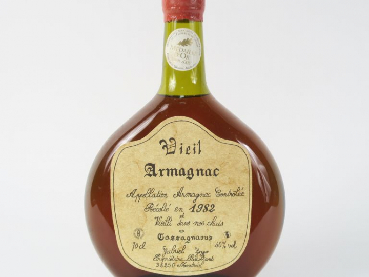 1 BOUTEILLE VIEIL ARMAGNAC GABRIEL ZAGO - 1982