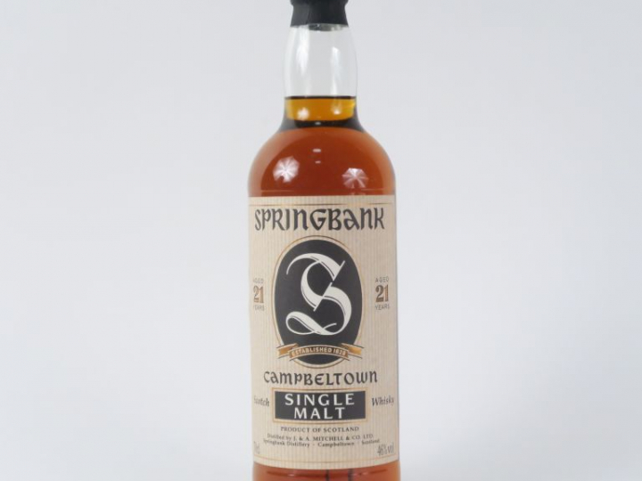 1 BOUTEILLE WHISKY SPRINGBANK CAMPBELTOWN '21 ANS' 46°