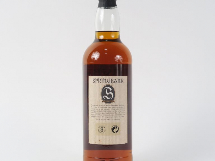1 BOUTEILLE WHISKY SPRINGBANK CAMPBELTOWN '21 ANS' 46°