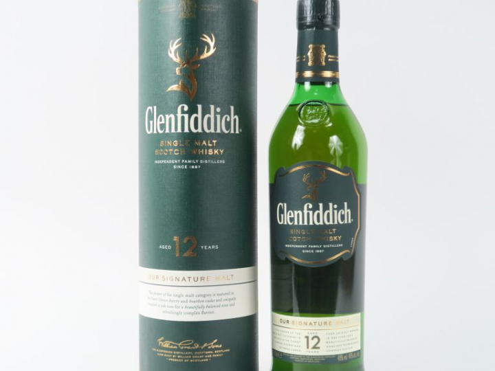 1 BOUTEILLE WHISKY GLENFIDDICH '12 ANS' - COFFRET