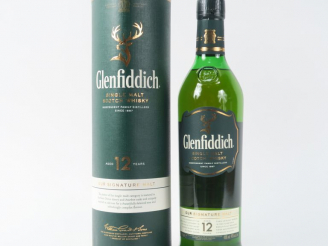 Vente aux enchères 1 BOUTEILLE WHISKY GLENFIDDICH '12 ANS' - COFFRET