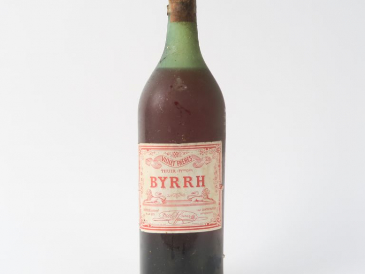 1 VIEILLE BOUTEILLE BYRRH VIOLET FRERES - CAPS AB