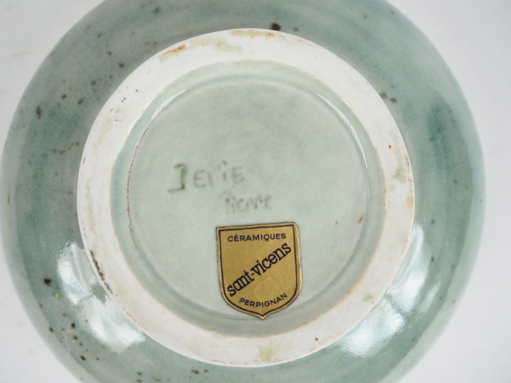 Pierre JEVIE À Sant Vicens. Coupe en céramique flammée.