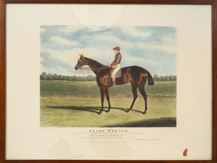 Paire de gravures anglaises en couleur "Jack Spigot" et "Bessy Bedlam"