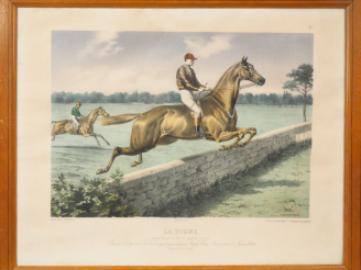 Vente aux enchères Gustave David (d'après) "Tenebreuse " et "La Vigne"  Paire de gravures