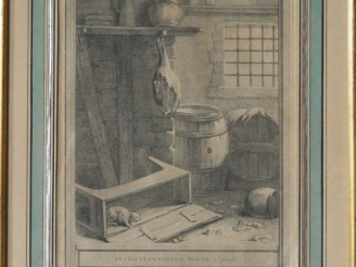 Vente aux enchères Suite de cinq gravures en noir d’après les Fables, par Oudry.