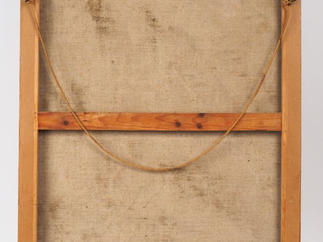 Ecole française XVIIIème. « portrait d’élégante au chien »  Huile sur 