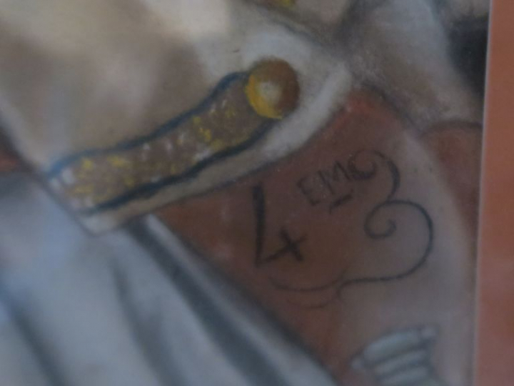 Ecole française XIXème. Pastel  « portrait de garçonnet en habit du XV