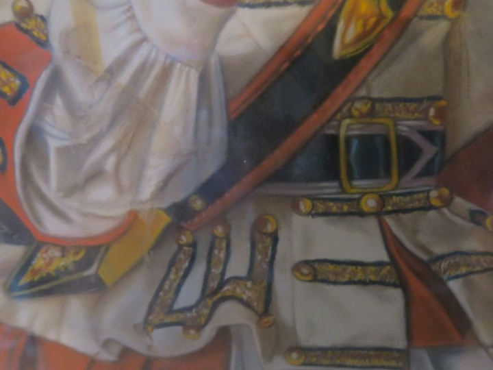 Ecole française XIXème. Pastel  « portrait de garçonnet en habit du XV